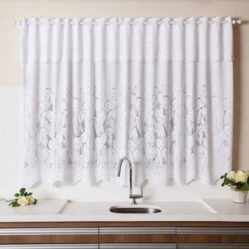 Cortinas de renda Cortilester em Osasco, SP por Madalena Decoraçoes
