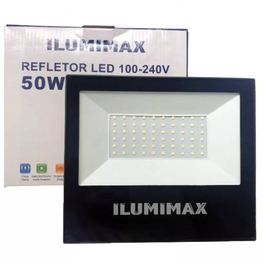 Refletor MicroLED SMD Ultra Slin 50W Branco Frio por Ponto LED Soluções em Elétrica e Iluminação