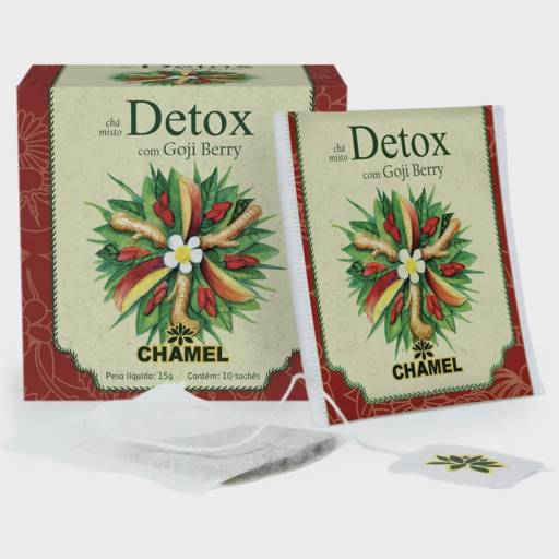 Chá Detox Misto em Sachês - Chamel