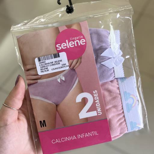 Calcinha infantil Selene em Uberlândia, MG por Lojas Dom Flavittos