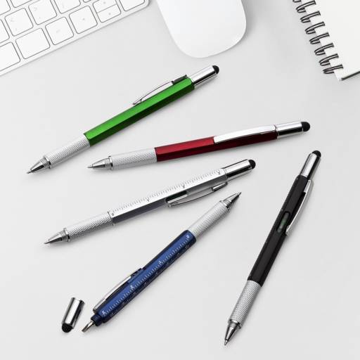 01800 Caneta Plástica Multifunções em São José do Rio Preto, SP por Public Gráfica e Brindes