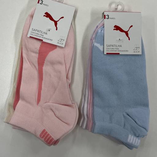 Kit meia feminina Puma