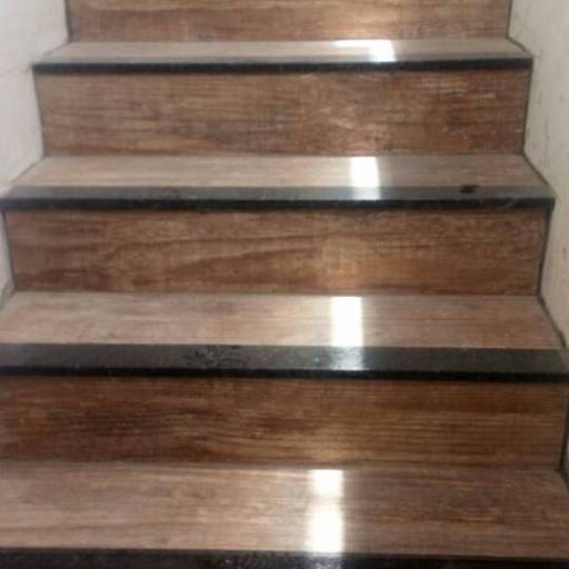 Escada no Granito Verde Bahia por R.R Marmoraria