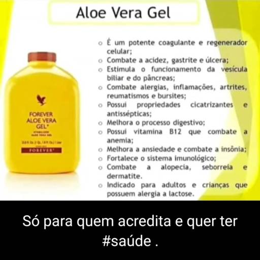 Comprar o produto de Suco Aloe Vera Gel em Produtos Naturais pela empresa Gil Forever - Empoderamento da Mulher em Aracaju, SE por Solutudo
