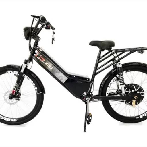 Bicicleta Elétrica Confort FULL 800W 48V 15Ah Cor Preta em Bauru, SP por Two Force Bike Shop