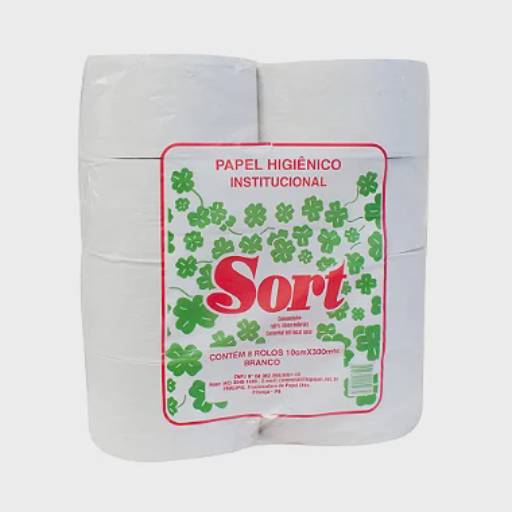 Papel Higiênico Institucional Extra Luxo Sort Branco 10x300 | Inpopel