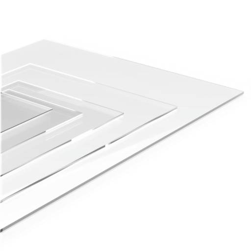 CHAPA DE ACRÍLICO CRISTAL