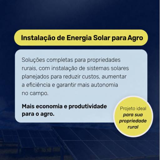 Instalação de Energia Solar Para Agro em Santa Maria