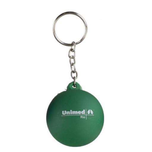 Chaveiro Bola Lisa vinil oca Personalizada em São José do Rio Preto, SP por Public Gráfica e Brindes