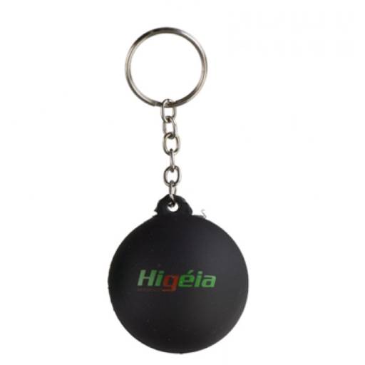 Chaveiro Bola Lisa vinil oca Personalizada em São José do Rio Preto, SP por Public Gráfica e Brindes