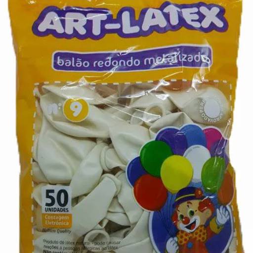 Balão Branco c/50 un