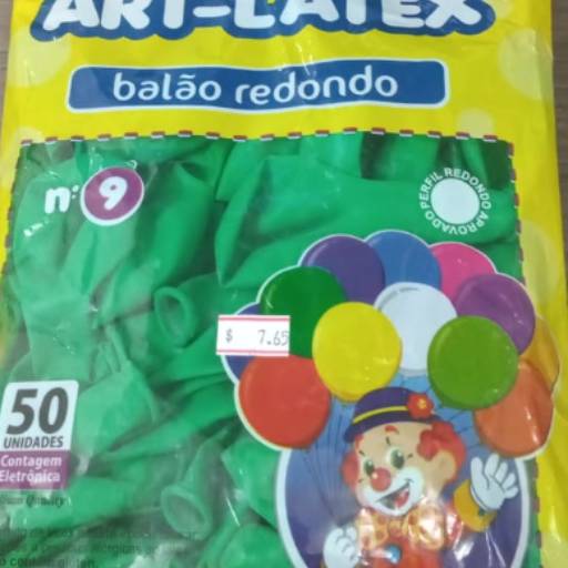 Balão Verde Folha c/50 un