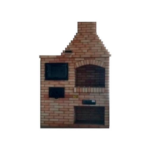 Churrasqueira 2 em 1 em Atibaia, SP por Estoril Casa & Construção - Churrasqueiras