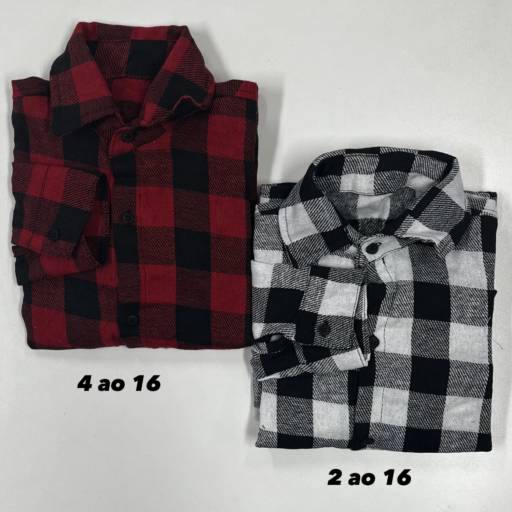 Camisa masculina infantil 