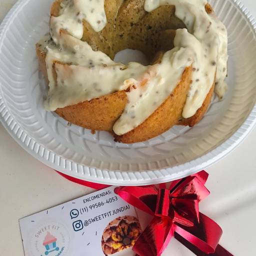 Bolo funcional de erva doce em Jundiaí, SP por Sweet Fit Jundiaí