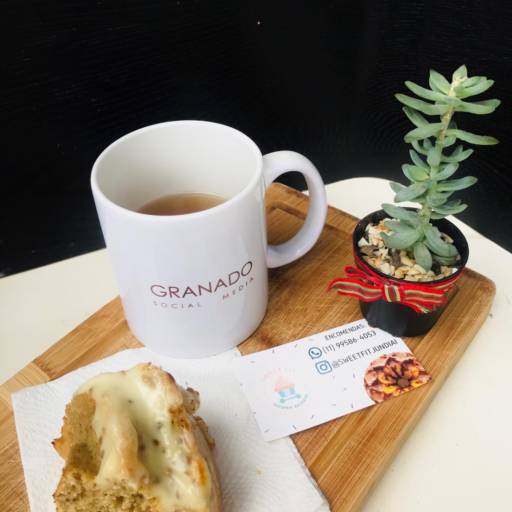 Bolo funcional de erva doce em Jundiaí, SP por Sweet Fit Jundiaí