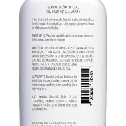 Shampoo de Coco por Cuidados da Mata - Cosméticos Naturais e Veganos