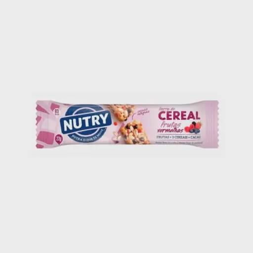 Barra de Cereal sabor Frutas Vermelhas 22g - Nutry Bar