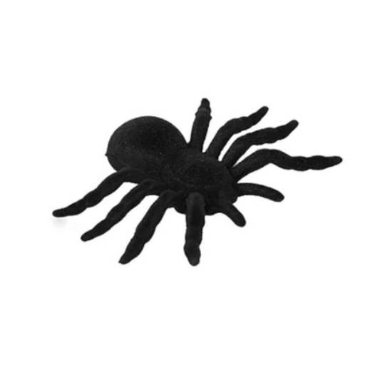 Aranha Plástica Veludo 11cm PAF345 pacote com 02un - PARTIU FESTA
