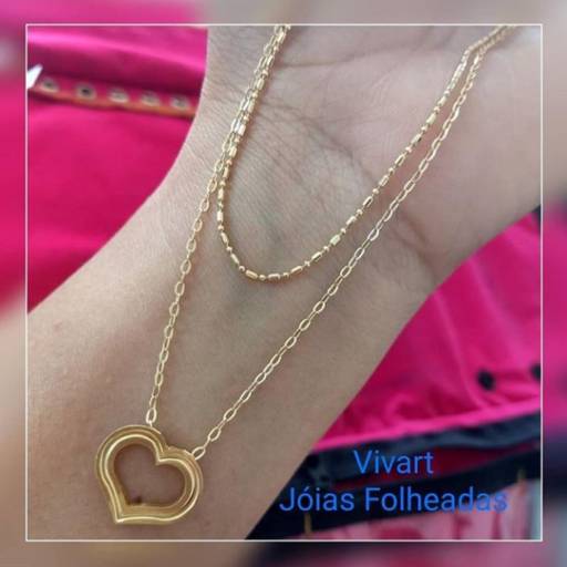 Colar de Coração  por Vivart Joias
