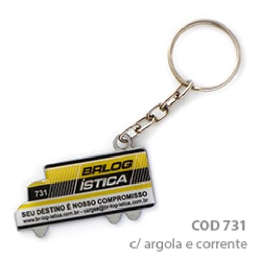 Chav. Chapinha Metálica COD 731 - Caminhão em São José do Rio Preto, SP por Public Gráfica e Brindes