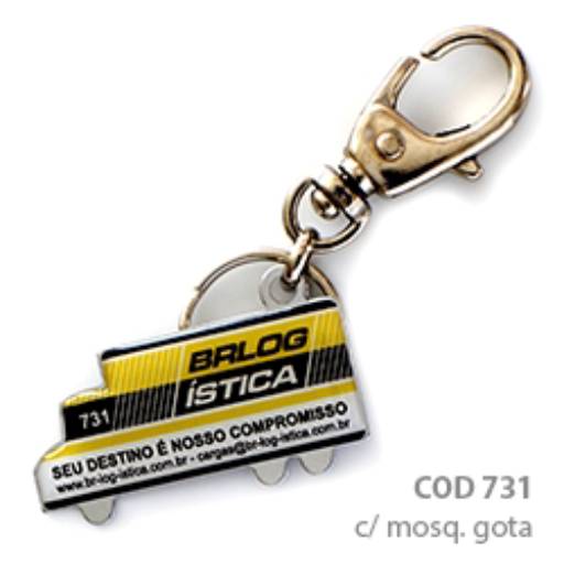 Chav. Chapinha Metálica COD 731 - Caminhão em São José do Rio Preto, SP por Public Gráfica e Brindes