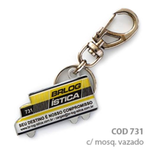 Chav. Chapinha Metálica COD 731 - Caminhão em São José do Rio Preto, SP por Public Gráfica e Brindes