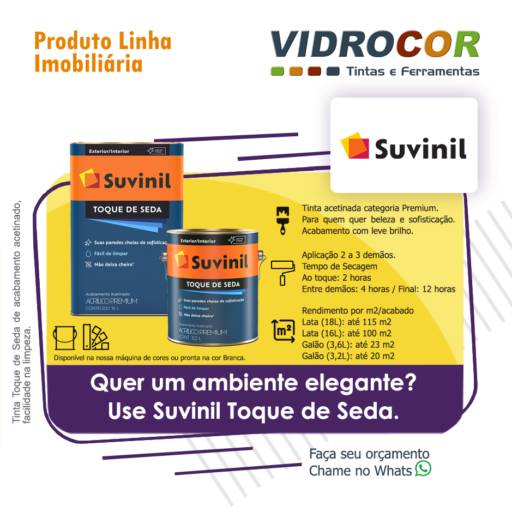 Tintas Suvinil - Loja Vidrocor Tintas São Manuel