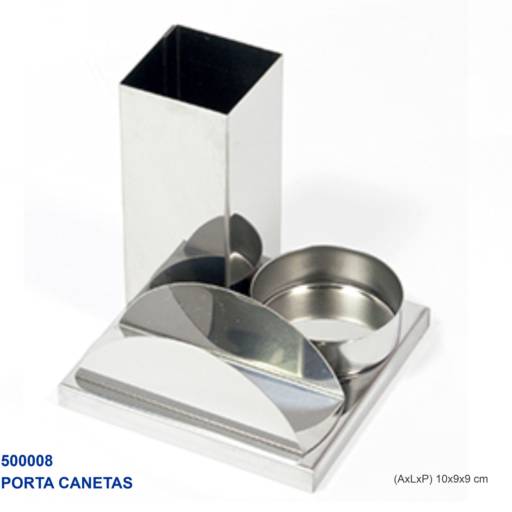 Porta Canetas em Inox em São José do Rio Preto, SP por Public Gráfica e Brindes