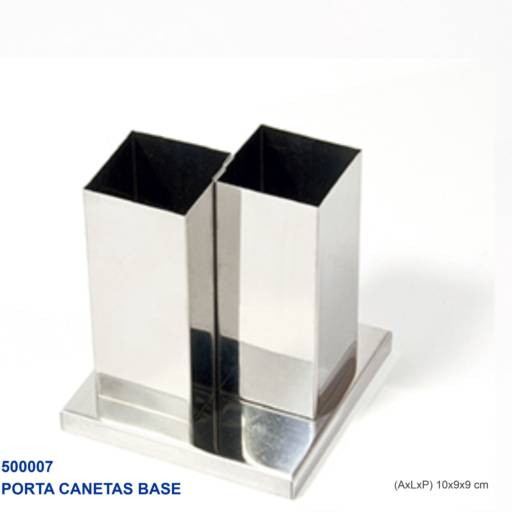 Porta Canetas em Inox em São José do Rio Preto, SP por Public Gráfica e Brindes