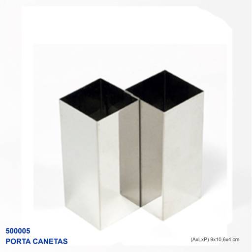 Porta Canetas em Inox em São José do Rio Preto, SP por Public Gráfica e Brindes