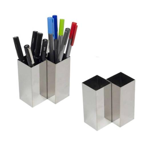 Porta Canetas em Inox em São José do Rio Preto, SP por Public Gráfica e Brindes