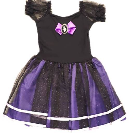 2767 - Bruxa Má infantil (tamanho 8) em Tietê, SP por Fantasia & Folia