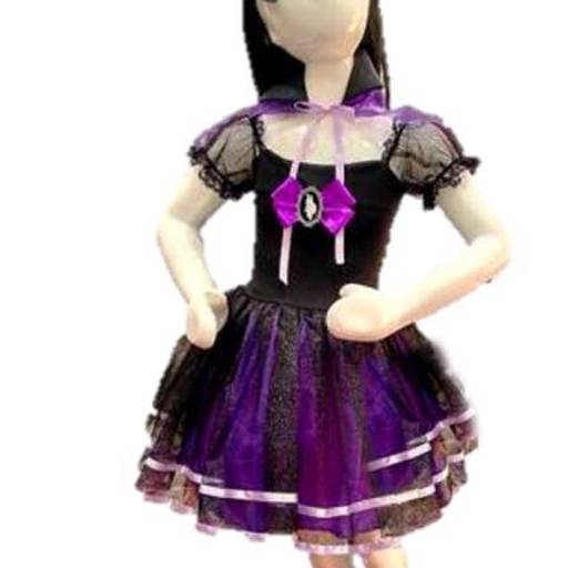 2767 - Bruxa Má infantil (tamanho 8) em Tietê, SP por Fantasia & Folia