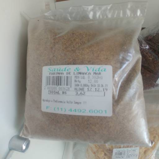 Farinha de Linhaça Marrom por Saúde e Vida