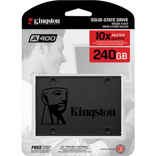 SSD Kingston 240 GB A400 em Botucatu, SP por Multi Consertos - Celulares, Vídeo Games, Informática, Eletrônica, Elétrica e Hidráulica