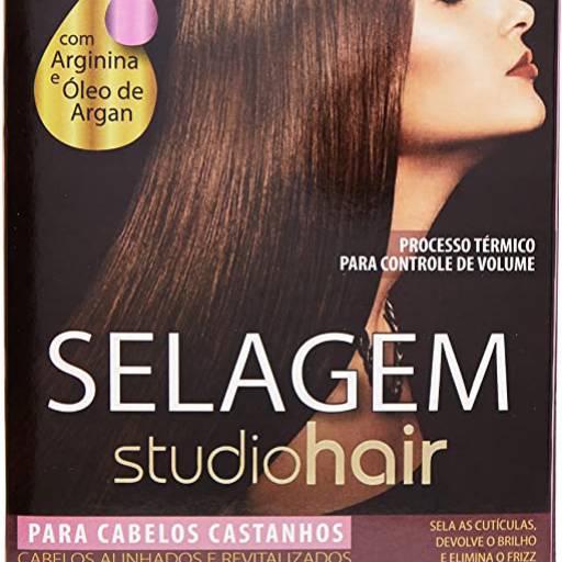 Kit Selagem Studio Hair Cabelos Castanhos