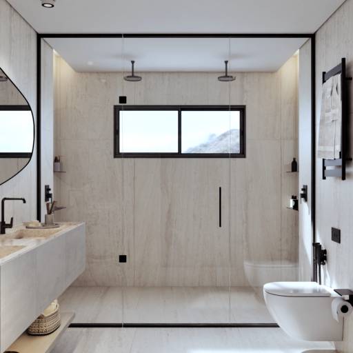 Janela de Alumínio de Correr Lateral 2 Folhas Móveis – P-I30020.0 em Riviera de Santa Cristina XIII, SP por Construmax Materiais para Construção