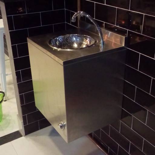 Pia Assepsia 40x40x40 Em Aço Inox 