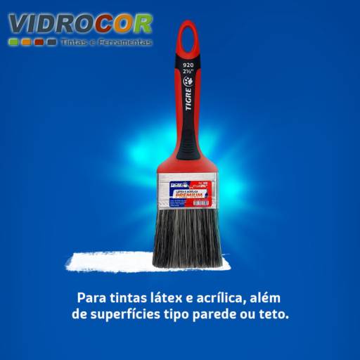 Trincha Tigre 920 2 1/2" Loja de tintas em São Manuel