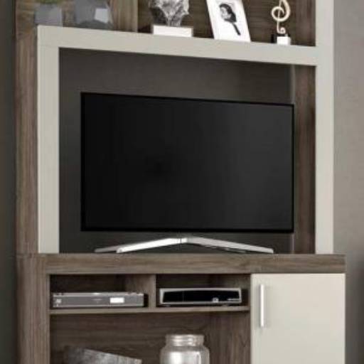 Estante Notável Zara Canela/Areia por Móveis Brasil