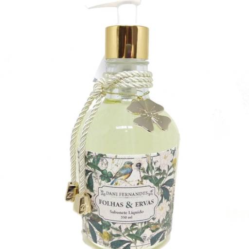 Sabonete Líquido Folhas e Ervas  350 ml - Dani Fernandes por Cuidados da Mata - Cosméticos Naturais e Veganos