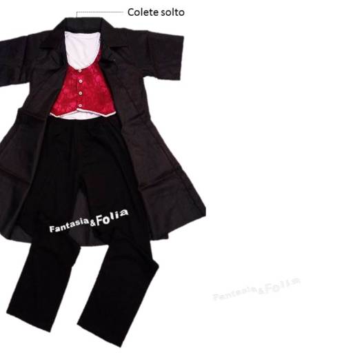 2774 - Conjunto Conde Drácula juvenil (12 a 16) em Tietê, SP por Fantasia & Folia