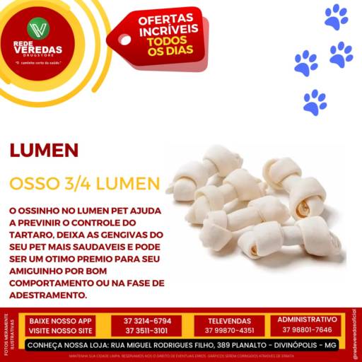 Osso 3/4 Lumen por DROGARIA REDE VEREDAS - FARMÁCIA EM DIVINÓPOLIS