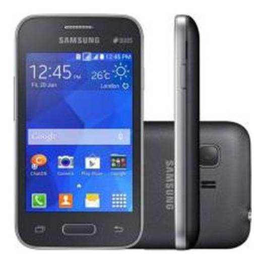 Smartphone Samsung Galaxy Young 2 Duos TV DualChip - 3G Android 4.4 Câm. 3MP Tela 3.5" Proc. Dual Core por Solutudo