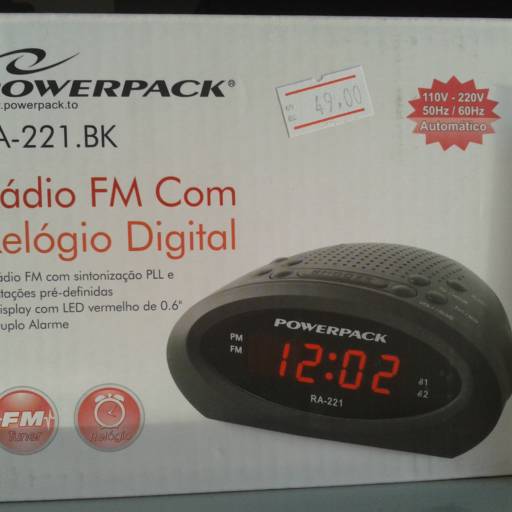 Radio fm com Relógio Digital  por Solutudo