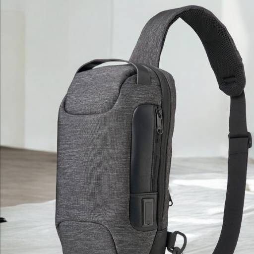 Mochila De Ombro Usb Anti-Furto