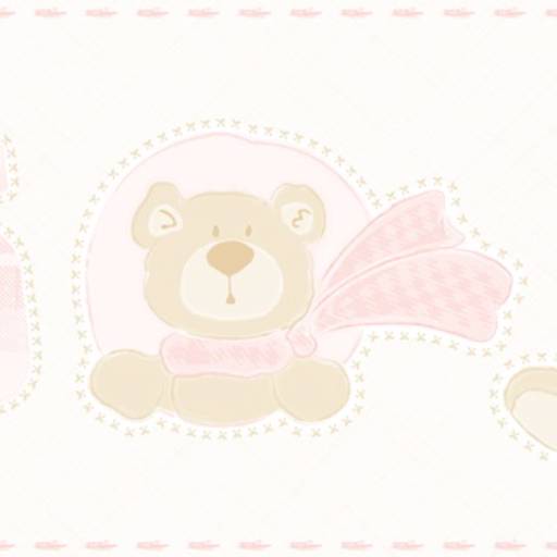 Faixa Decorativa - Ursa Rosa por Solutudo