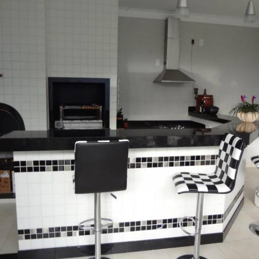 ÁREA DE LAZER  por Marmoraria Design