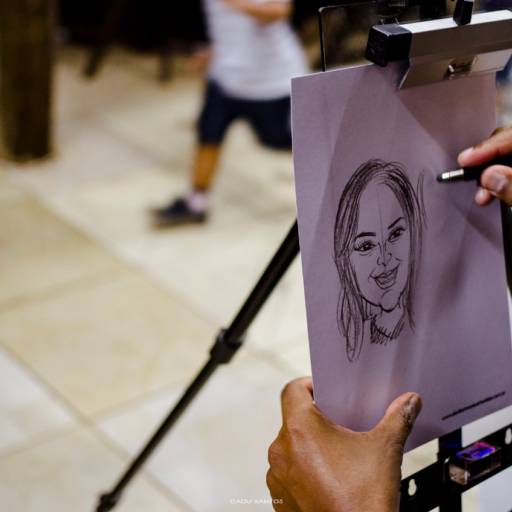 Caricatura ao vivo por Danilo Moura Cartuns e Caricaturas